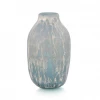 John Richard Gifts By Occasion VASE POWDER BLUE WITH SILVER