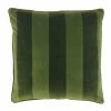 Signature Pillows Anthem Velvet Green Stripes Pillow