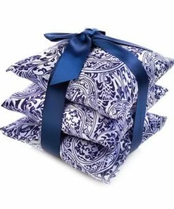 Elizabeth W Silk Sachet, Set Of 3 (Available In 6 Designs) 8 Elizabeth W Silk Sachet, Set Of 3 (Available In 6 Designs)