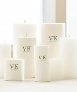 Vance Kitira Candle Pillar White Cathedral (Available In Different Sizes) Gifts By Occasion
