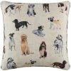 Annie Selke Company WOOF INDOOR/OUTDOOR DECORATIVE PILLOW