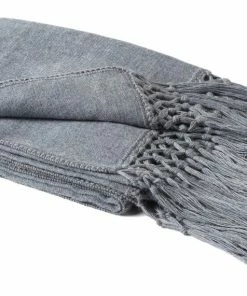 Auskin Gifts By Occasion Faux Baby Alpaca Throw With Braided Fringe