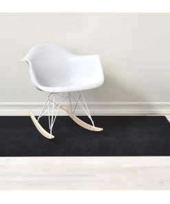 Chilewich Floormat Solid Shag Mats Black (Available In Sizes) Gifts By Occasion