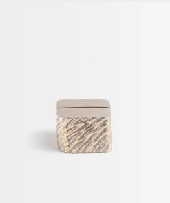 Gifts By Occasion Card Holder Silver Cube Zachary Tarnished By Blue Pheasant (Set Of 4)