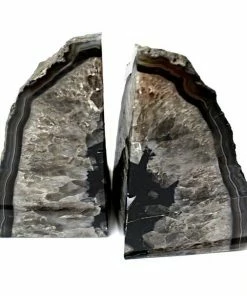 Rock Paradise BOOKENDS BLACK AGATE Gifts By Occasion
