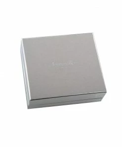 Addison Ross Gifts By Occasion Hinged Box Taupe & Silver (Square)