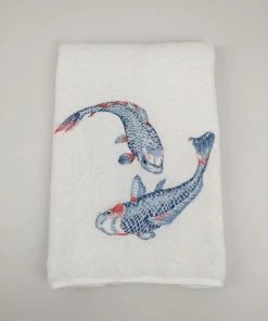 ANALI INC Gifts By Occasion GUEST TOWEL KOI