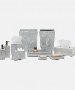 Pigeon & Poodle Host/Hostess Bath Collection (Silver And White Lacquered Eggshell)