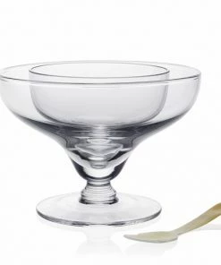 William Yeoward Crystal WILLIAM YEOWARD CASPIA CAVIAR SERVER WITH SPOON Gifts By Occasion