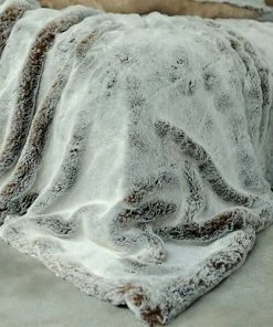 Evelyn Prelonge Chestnut FAUX FUR Throw
