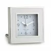 Addison Ross Alarm Clock White Enamel (Square)