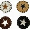 BS Trading Company Gifts By Occasion COASTERS STAR HIDE