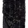Fabulous Furs Throw Mink Faux Fur Onyx