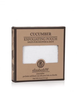 For Her Elizabeth W Cucumber Exfoliating Pouch