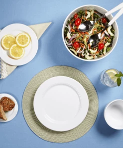 Q Home White Round Melamine Plate Gifts By Occasion