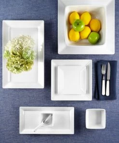 Q Home Gifts By Occasion Large White Rectangular Melamine Sandwich Platter