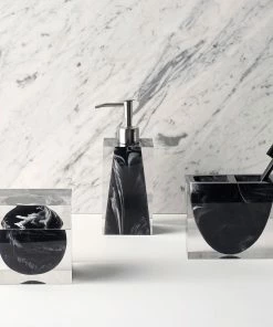 Kassatex Host/Hostess Black & Acrylic Soap Dish 5 Kassatex Host/Hostess Black & Acrylic Soap Dish