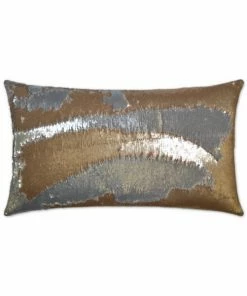 D.V. KAP Pillows DECORATIVE PILLOW - HYLEE LUMBAR / Gold