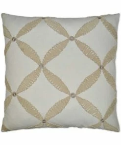 D.V. KAP Pillows DECORATIVE PILLOW - WINDWARD / Ivory