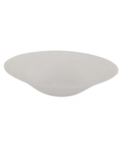 BIDKhome Gifts By Occasion DECORATIVE BOWL SWIRL MATTE FINISH - ALABASTER WHITE