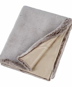Evelyn Prelonge Chestnut FAUX FUR Throw