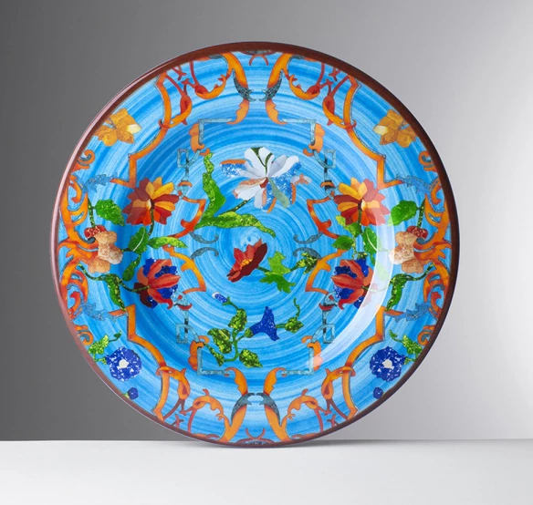 Pancale Turquoise Melamine (Available In 3 Sizes) By Mario Luca Giusti 2 Pancale Turquoise Melamine (Available In 3 Sizes) By Mario Luca Giusti