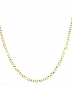 Jude Frances Hammered Circle Chain Necklace