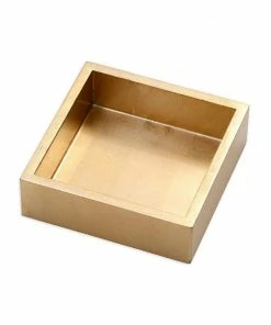 Caspari Gold Lacquer NAPKIN HOLDERs (Available In 3 Sizes) Gifts By Occasion