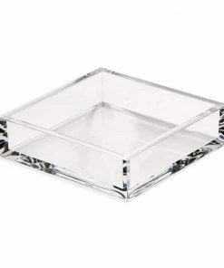 Caspari Acrylic NAPKIN HOLDERS (Available In 2 Sizes & 2 Colors)