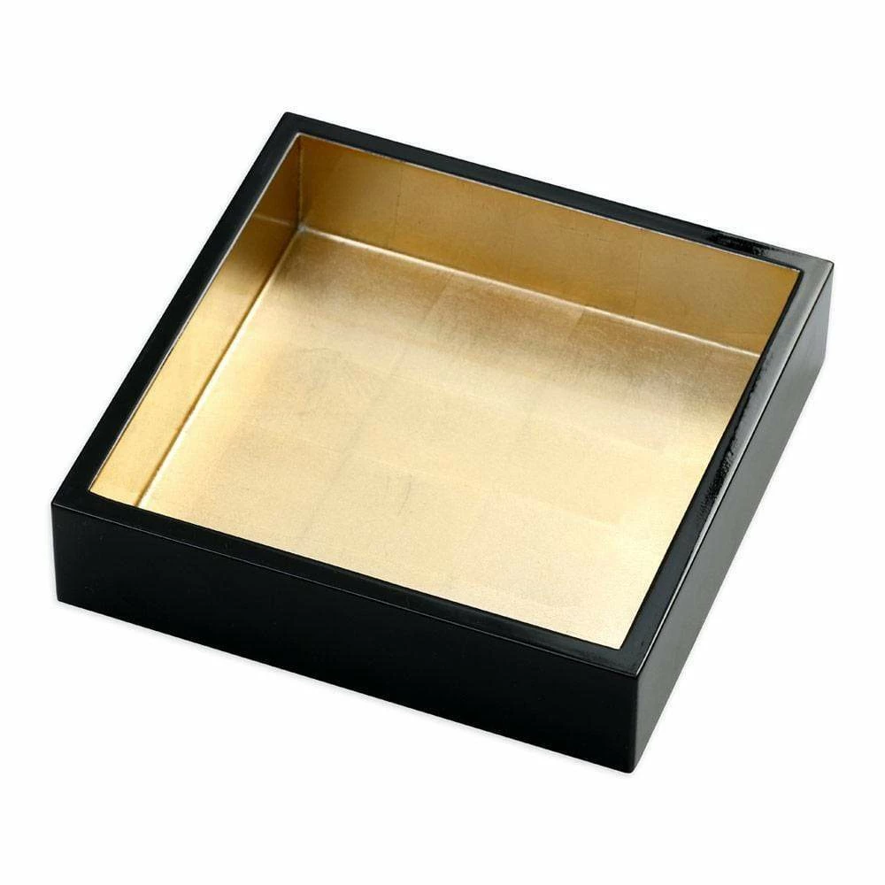 Caspari Black And Gold Lacquer NAPKIN HOLDER Gifts By Occasion 1 Caspari Black And Gold Lacquer NAPKIN HOLDER Gifts By Occasion