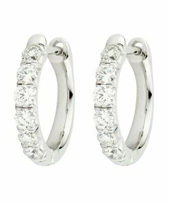 Jude Frances Jude Diamond Pave Hoop Earrings Gifts By Occasion