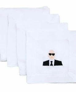 Lettermade Gifts By Occasion Karl Lagerfeld Linen Cocktail Napkins