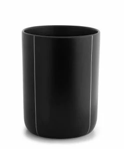Kassatex Host/Hostess Nero Black Waste Basket