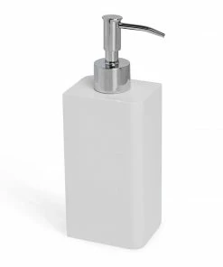 Kassatex White Lacquer Lotion Dispenser