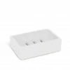 Kassatex White Lacquer Soap Dish