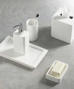 Kassatex White Lacquer Tray Trays