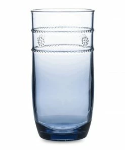 Juliska Glass Large Beverage Acrylic Blue Isabella