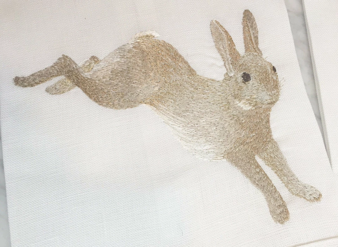 ANALI INC GUEST TOWEL RABBIT 1 ANALI INC GUEST TOWEL RABBIT