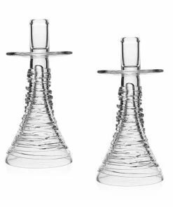 William Yeoward Crystal WILLIAM YEOWARD MIRANDA CANDLESTICKS / PAIR