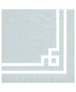Caspari SILVER RIVE PAPER LUNCH NAPKIN Gifts By Occasion