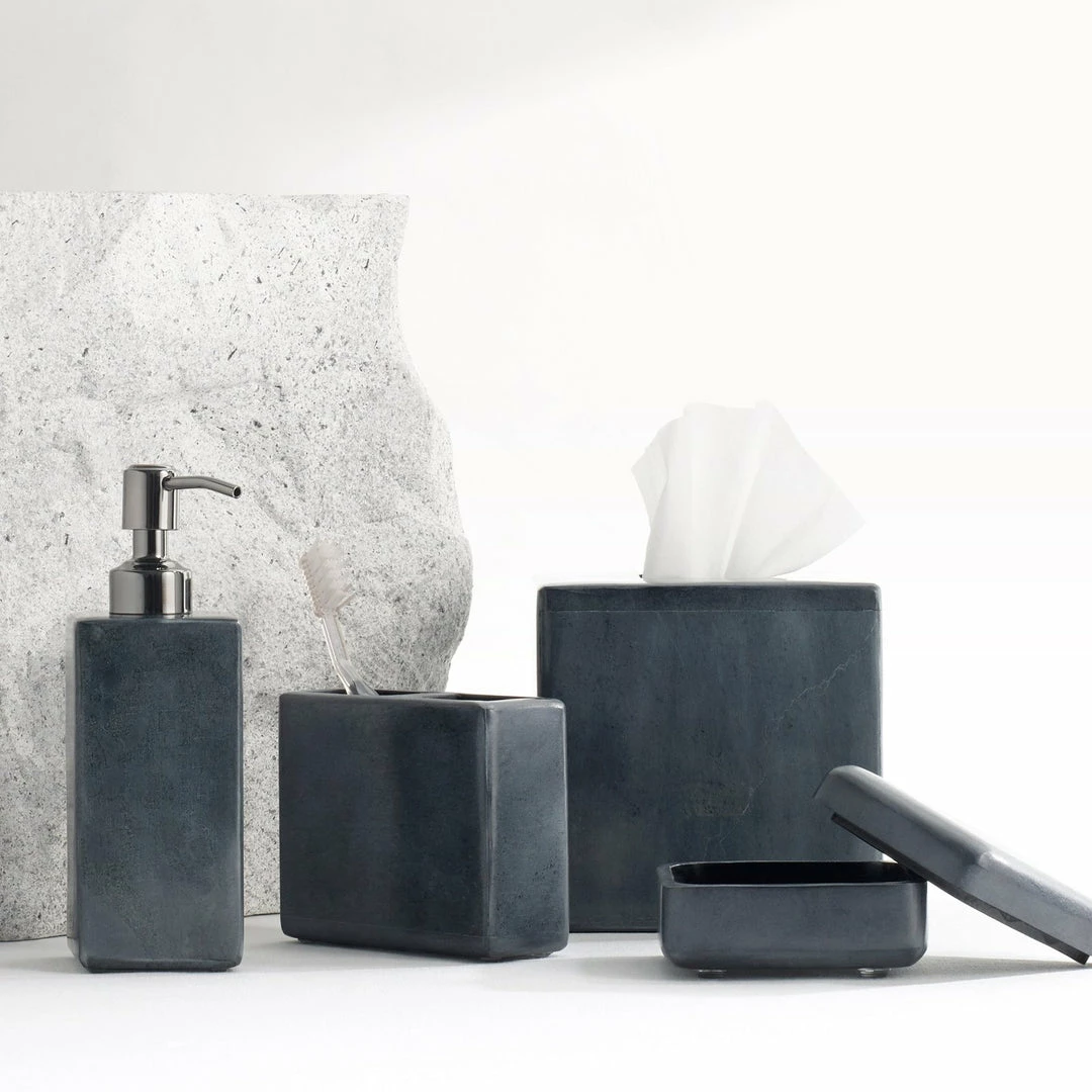 Kassatex Noir Soap Dish Host/Hostess 2 Kassatex Noir Soap Dish Host/Hostess