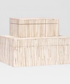 Made Goods LINEN BOX CREAM - 2 Sizes Available Gifts By Occasion