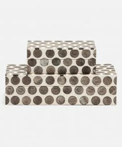 Made Goods Gifts By Occasion HORN & RESIN BOX - 2 Sizes Available