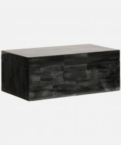 Made Goods HORN BOX DARK FAUX