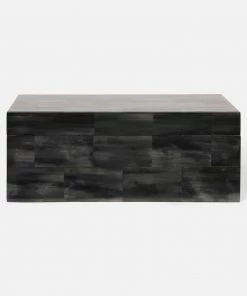 Made Goods HORN BOX DARK FAUX