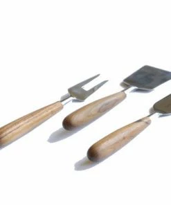 Be Home CHEESE SET TEAK & STAINLESS