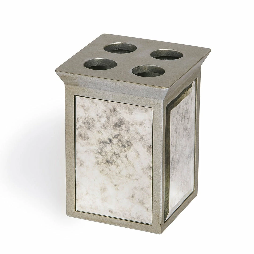 Kassatex Vintage Mirror Toothbrush Holder 1 Kassatex Vintage Mirror Toothbrush Holder