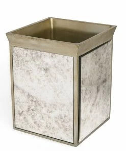 Kassatex Host/Hostess Vintage Mirror Waste Basket