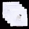 Lettermade Pug Linen Cocktail Napkins Gifts By Occasion