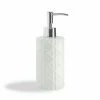 Kassatex White Rattan Lotion Dispenser Bathroom Accessories